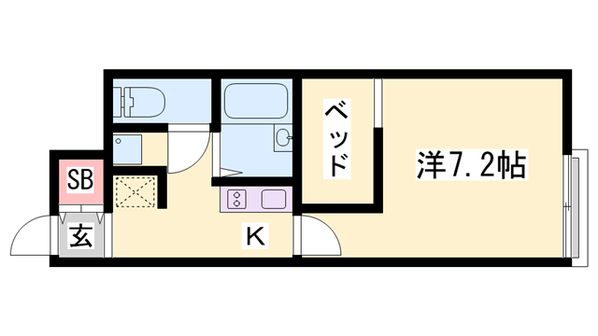 滝野駅 バス9分  上中下車：停歩7分 1階の物件間取画像